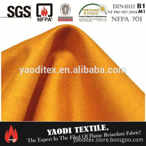 Wholesale 100% polyester flame retardant sofa alcantara fabric